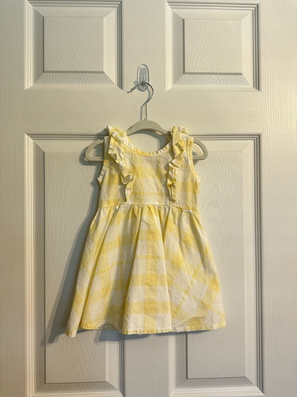 Monica & Andy Yellow Gingham Dress 12-18 months